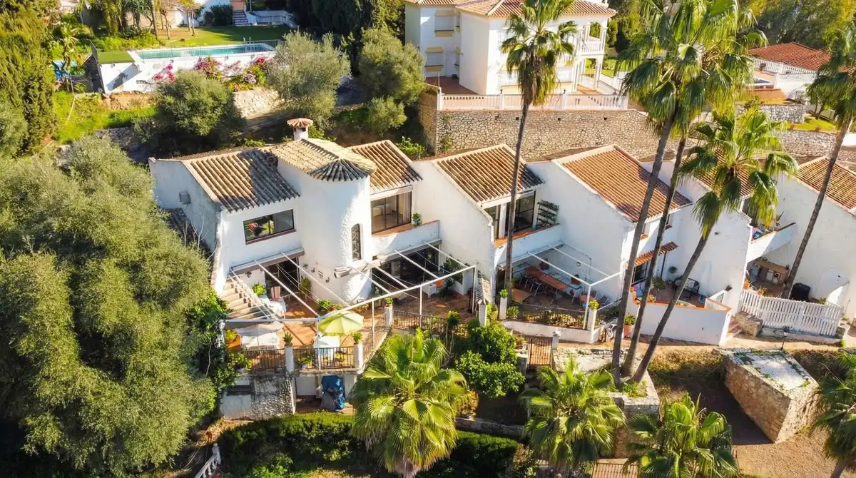 Exterior view of Commercial properties for sale in Mijas  with Air Conditioner and Terrace