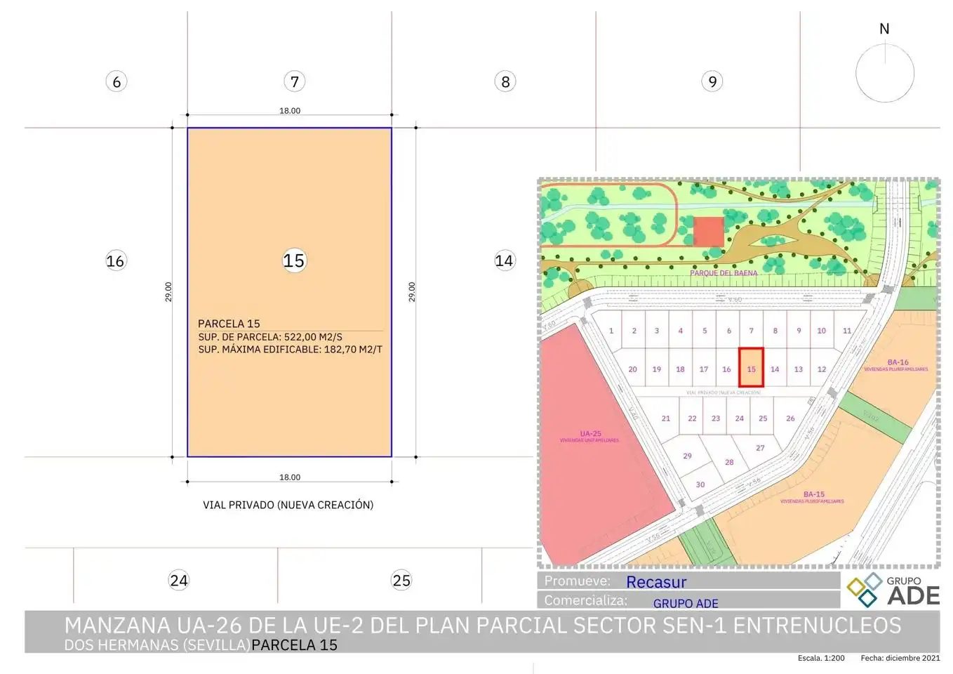 Residencial en venta en Dos Hermanas