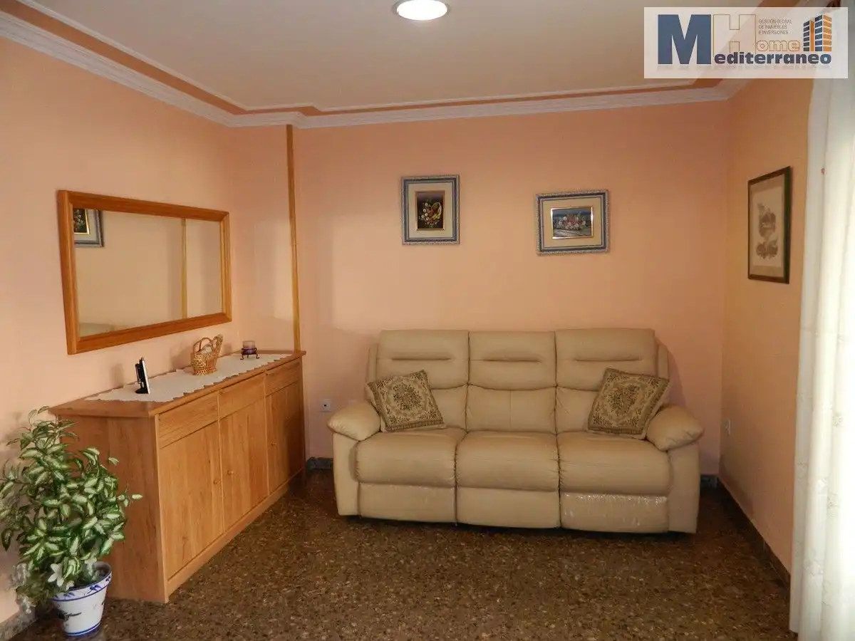 Sala d'estar de Apartament de lloguer en Canet d'En Berenguer amb Aire condicionat, Calefacció i Terrassa