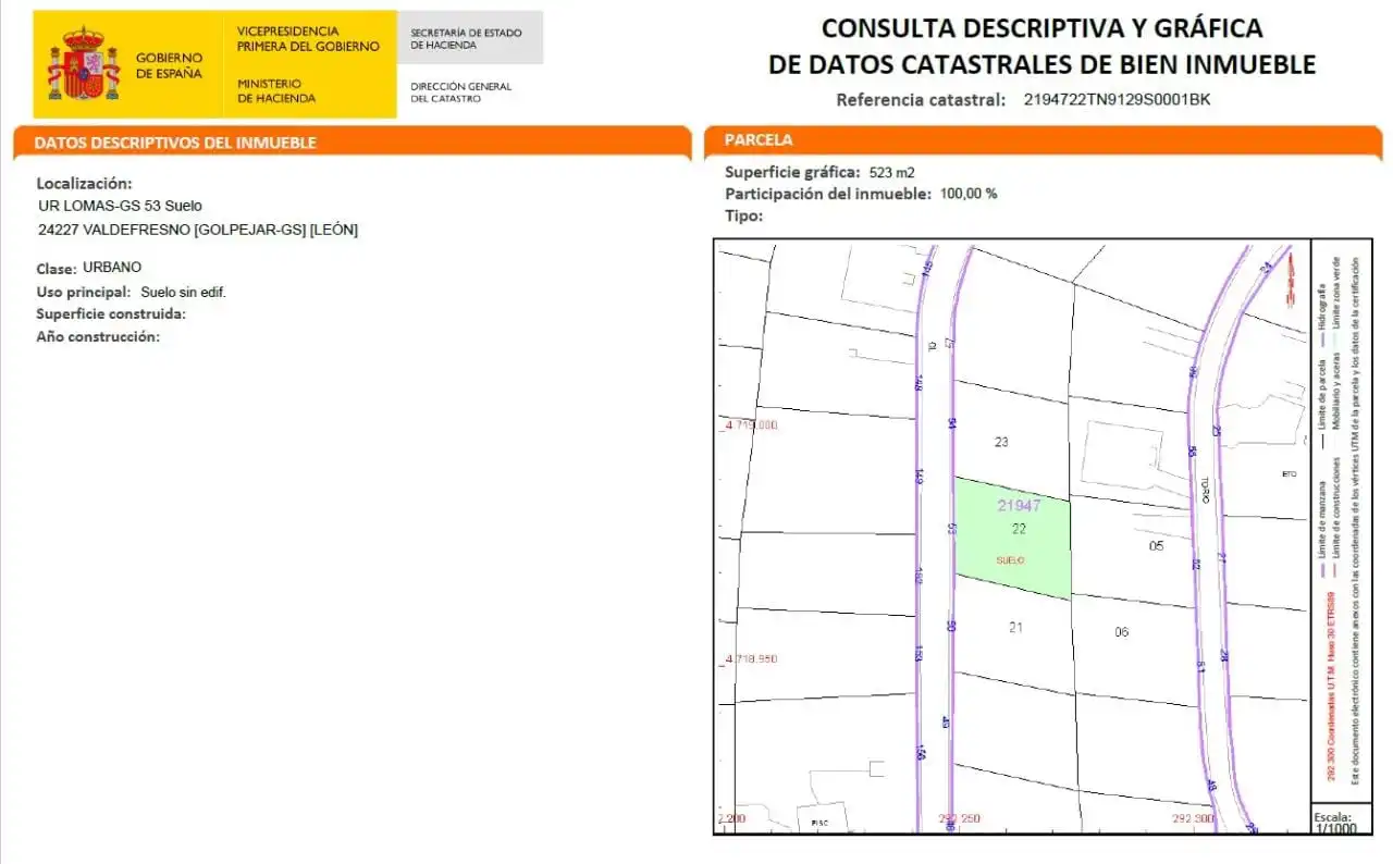 Terreni e lotti in vendita a Calle Rio Esla, imagen 2