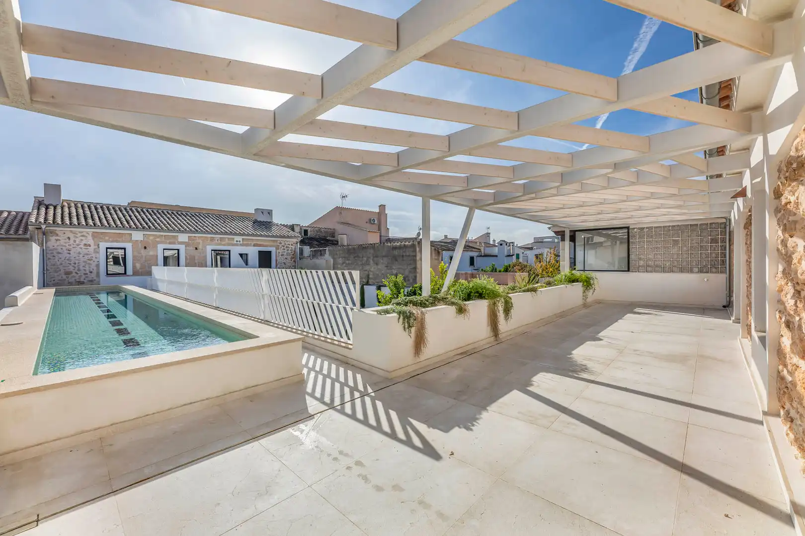 Terraza de Casa adosada en venta en Santa María del Camí con Aire acondicionado, Jardín privado y Terraza