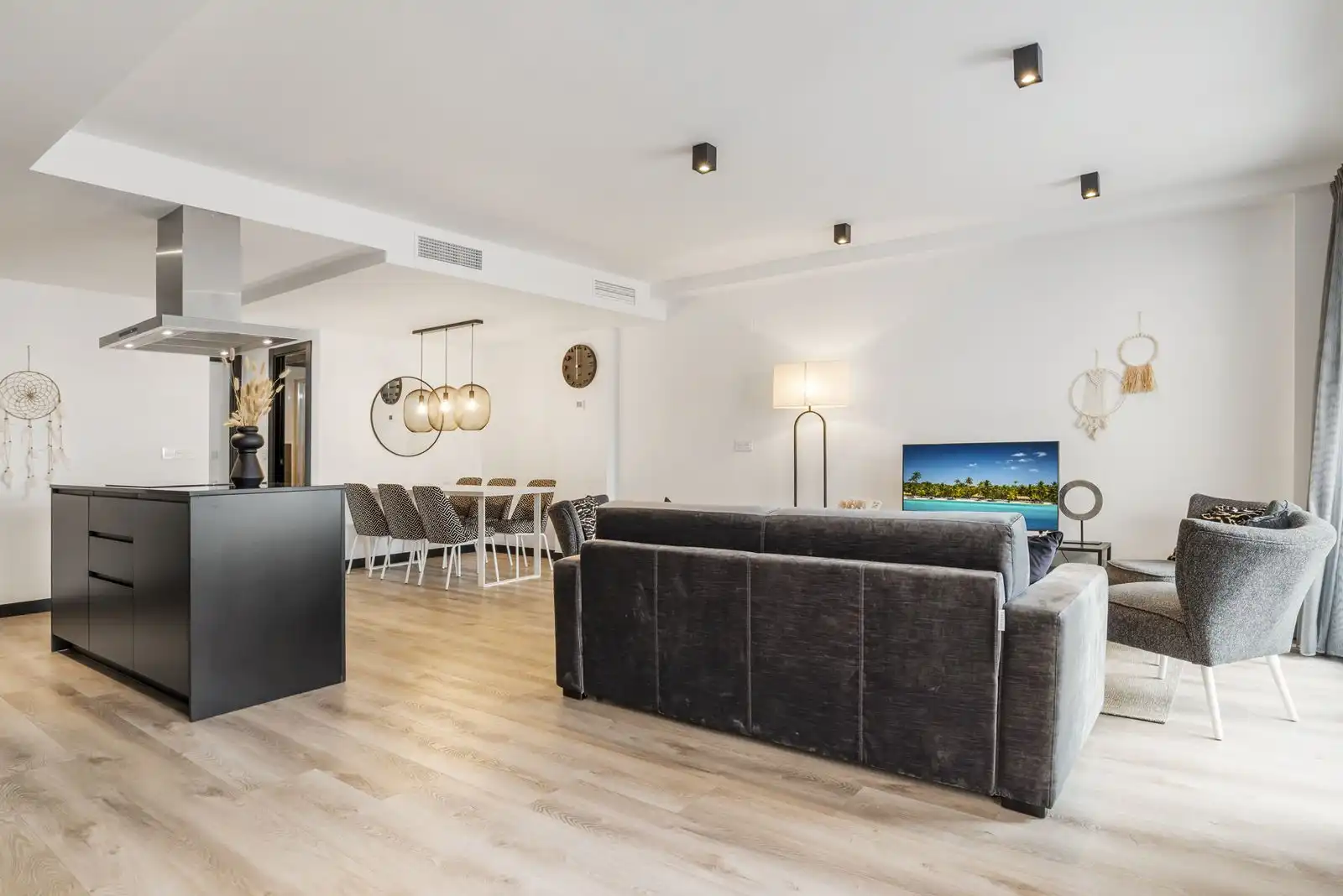 Sala de estar de Apartamento en venta en Mijas con Aire acondicionado, Terraza y Trastero