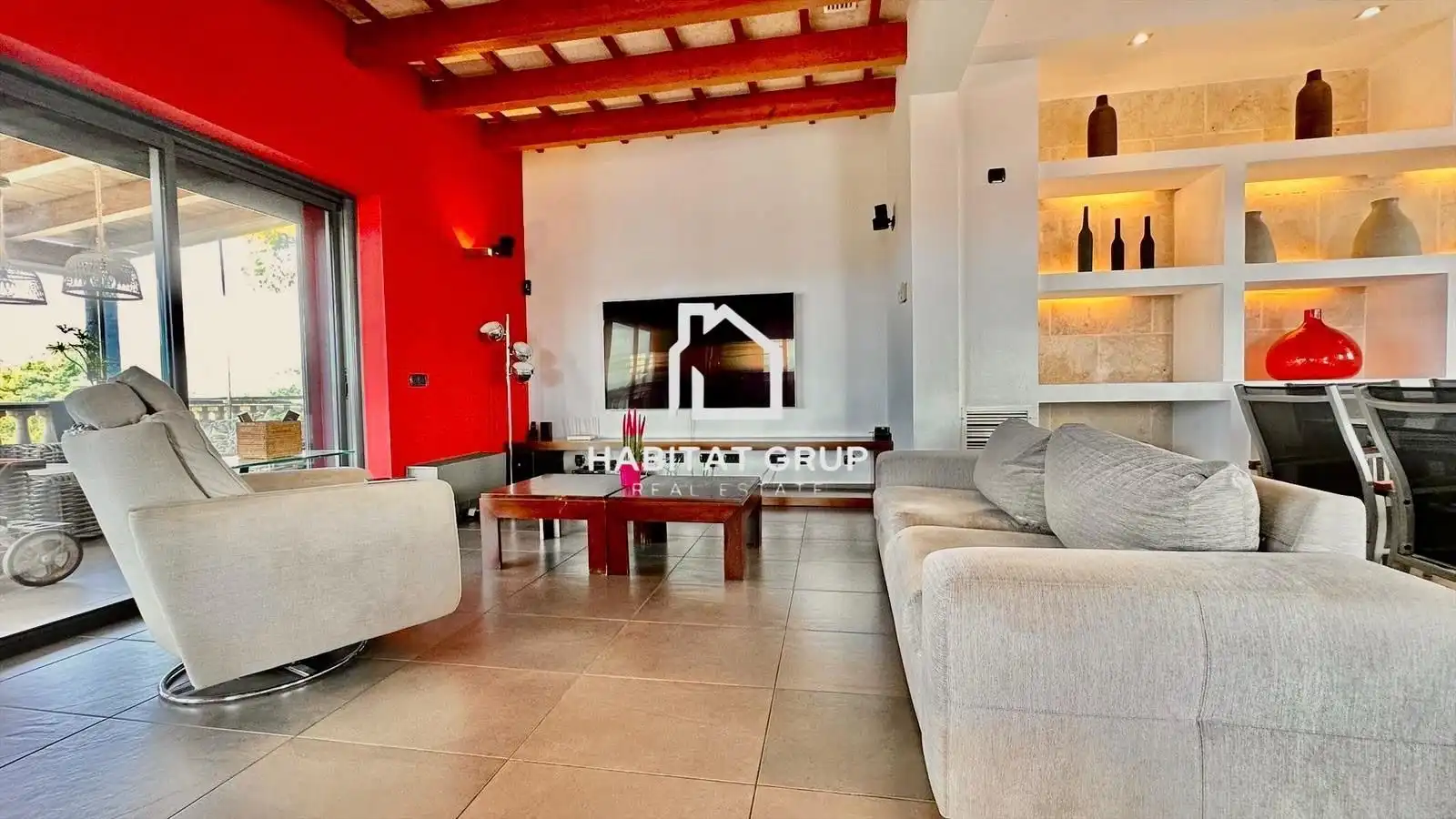 Sala de estar de Casa o chalet en venta en Ciutadella de Menorca con Calefacción, Jardín privado y Terraza