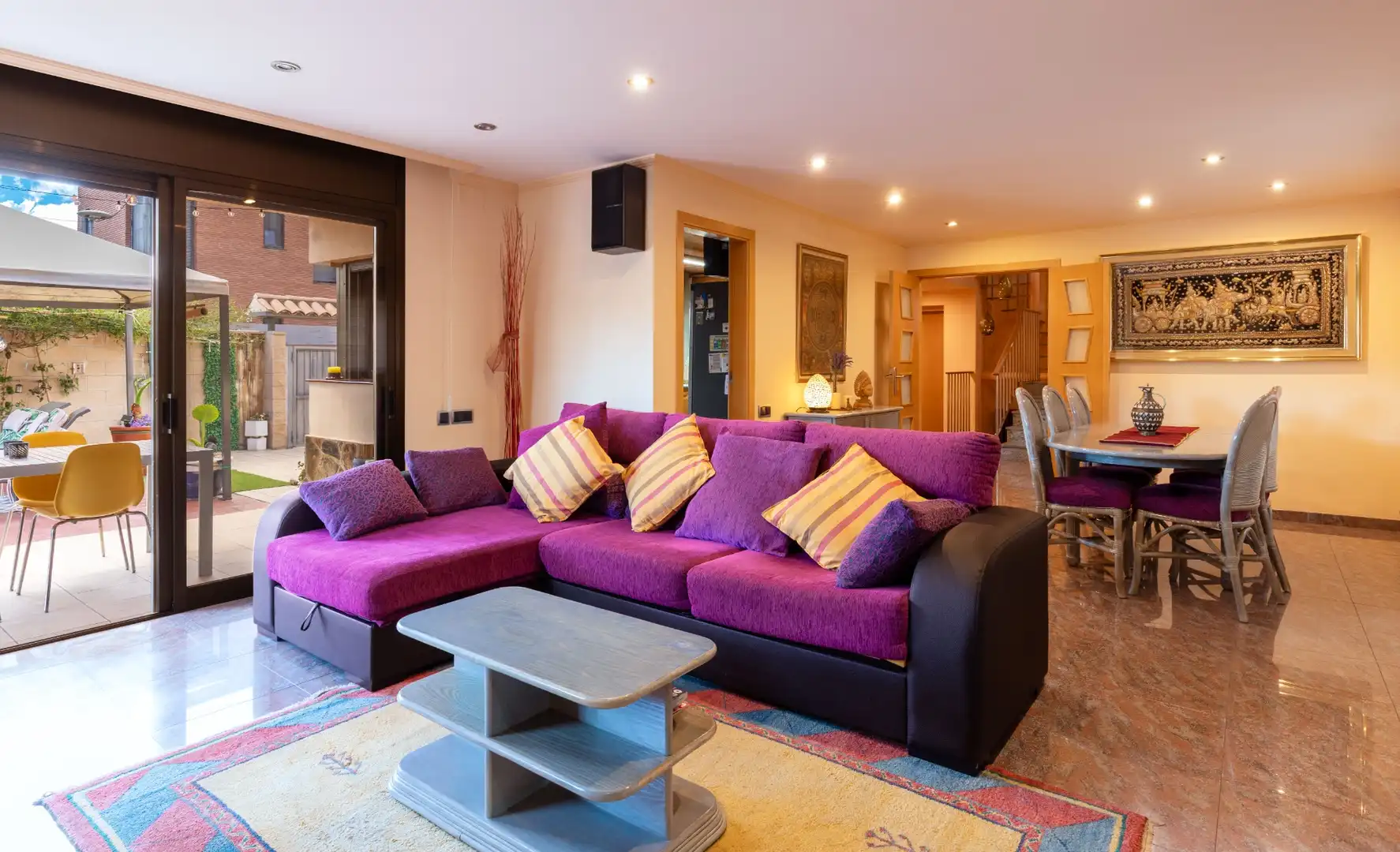 Living room of Houses for sale in Viladecavalls  with Air Conditioner, Heating and Private garden