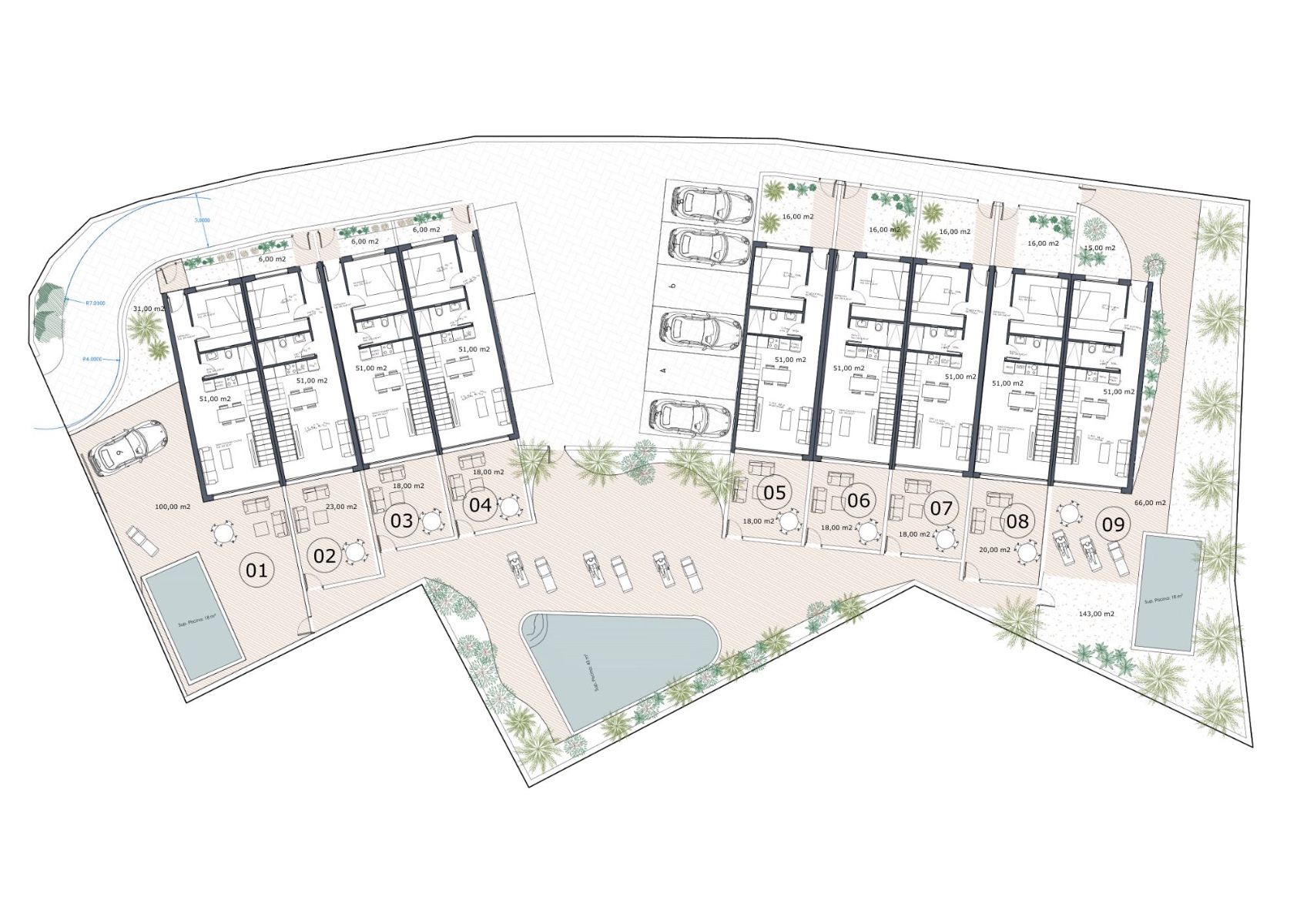 Casa adosada en venda en Orihuela amb Jardí privat, Terrassa i Piscina