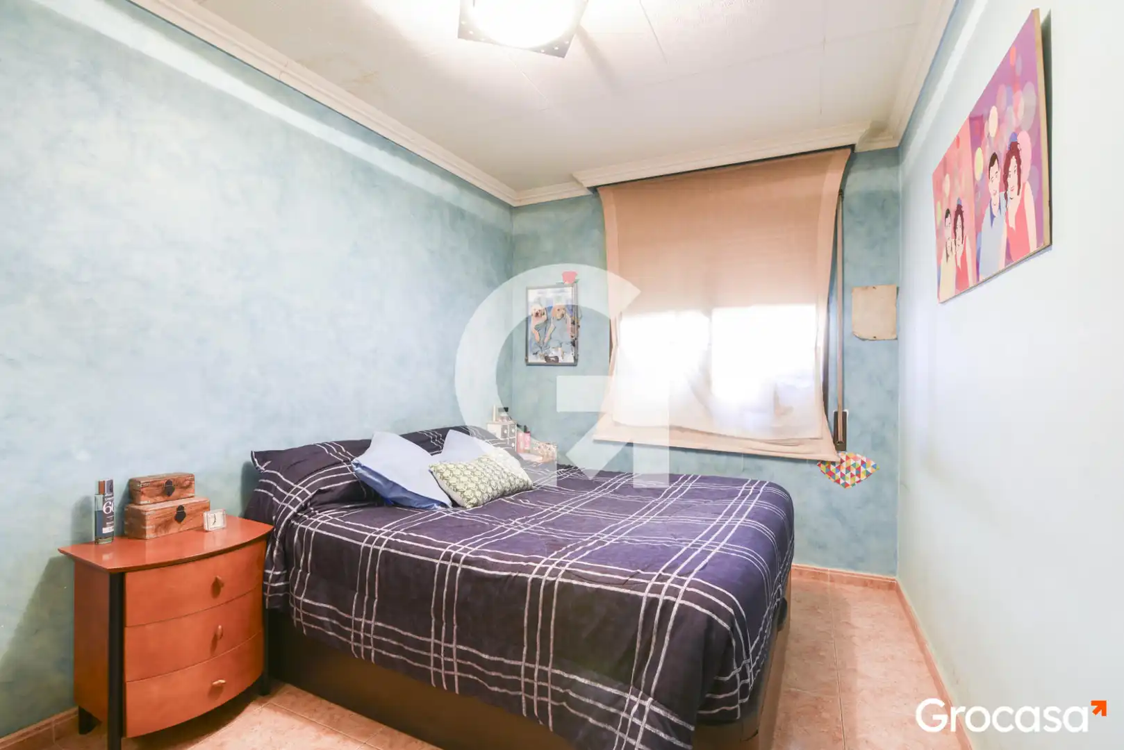 Bedroom of Flat for sale in Sant Joan Despí  with Air Conditioner and Balcony