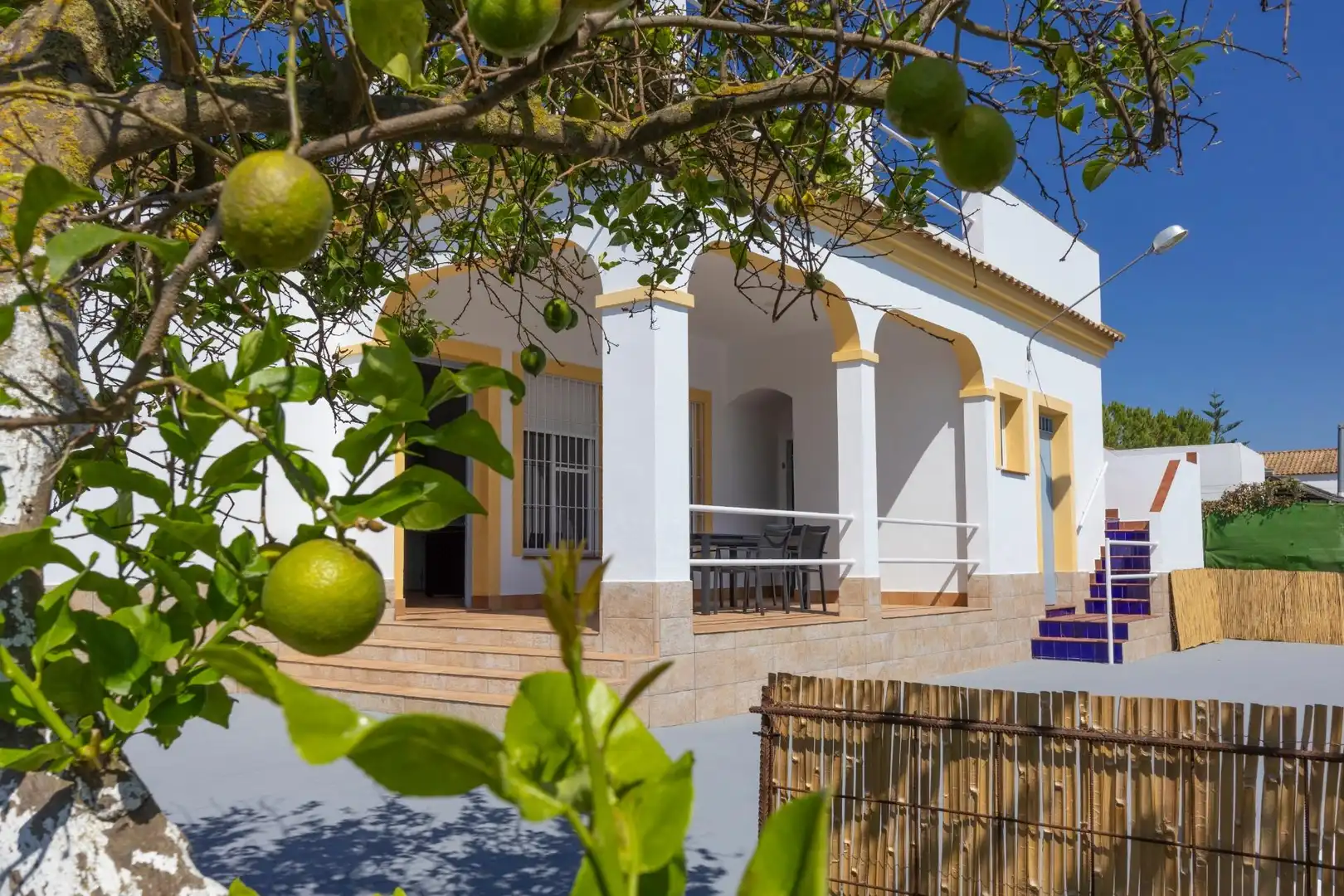Vista exterior de Casa o chalet en venta en La Puebla del Río con Terraza, Trastero y Piscina
