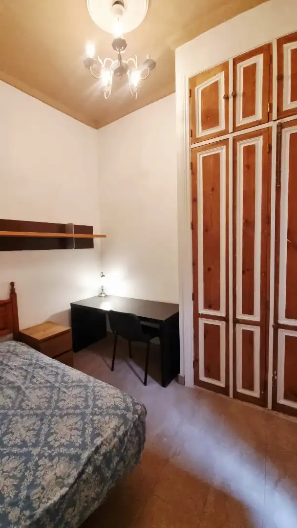 Schlafzimmer von Wohnung zur Miete in Málaga mit Möbliert