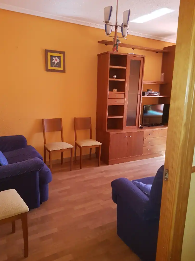 Wohnzimmer von Wohnungen zur Miete in Albacete mit Heizung, Parkett und Abstellraum
