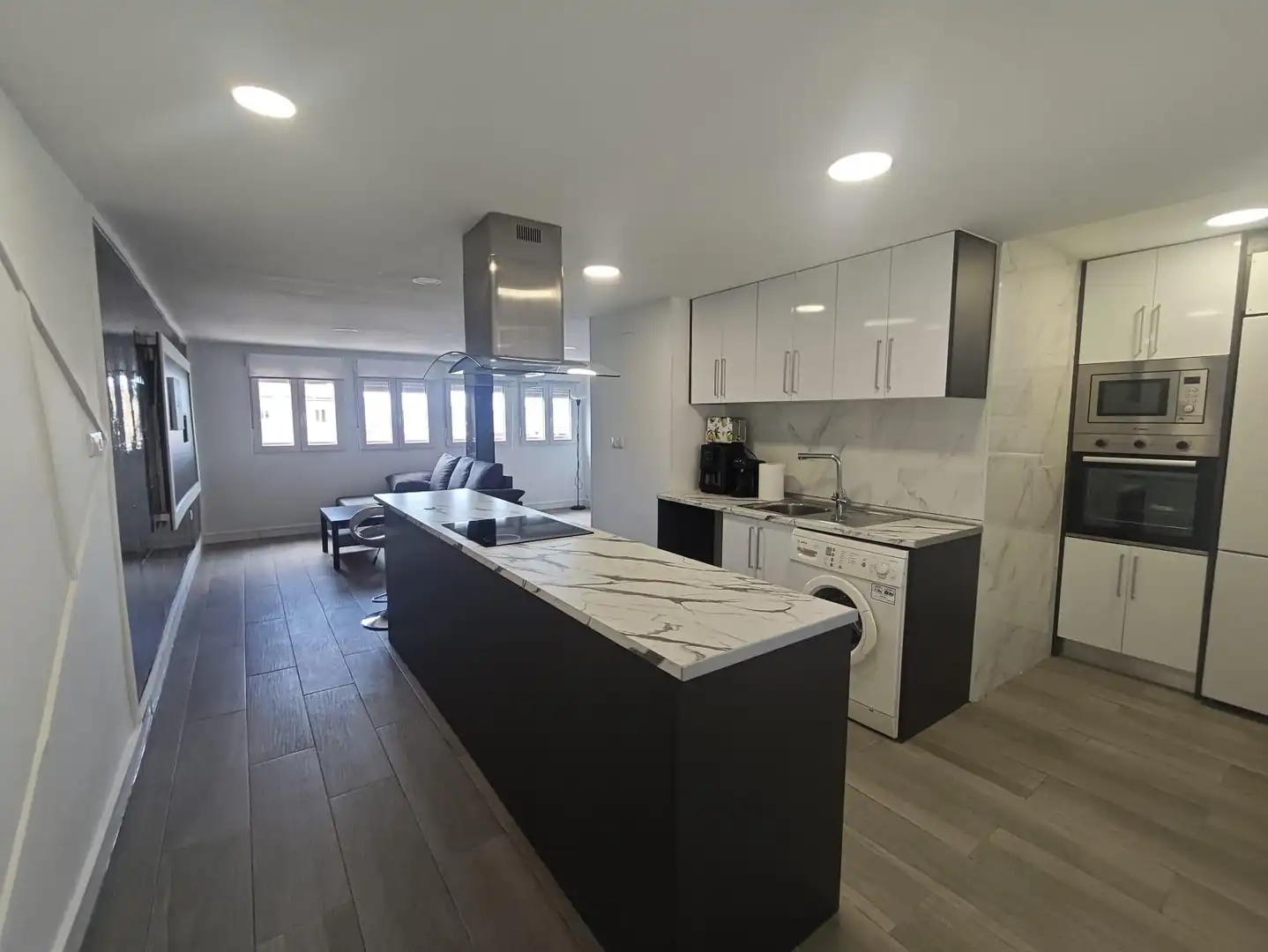Cocina de Piso de alquiler en Petrer con Aire acondicionado, Amueblado y Balcón