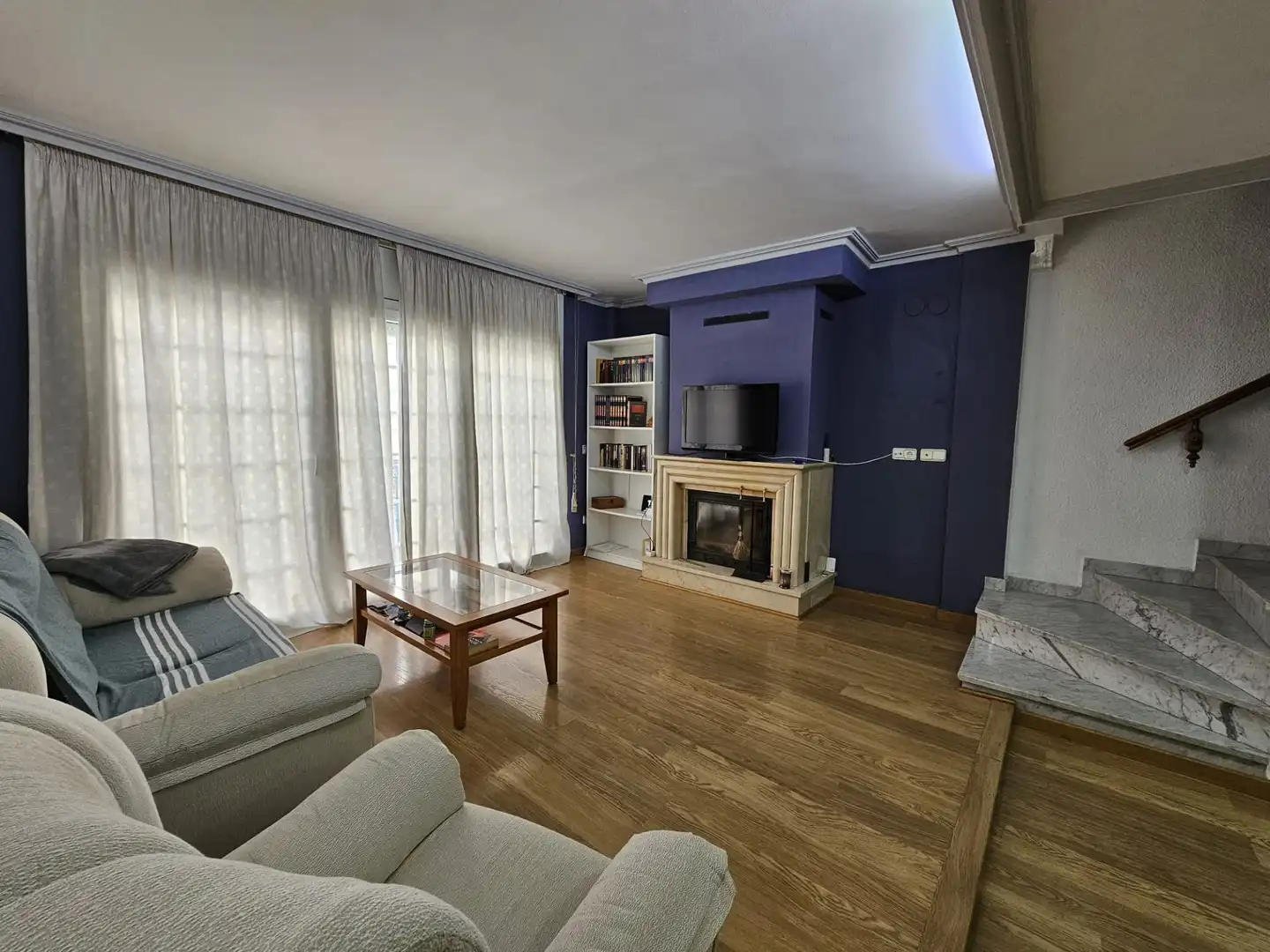 Sala de estar de Casa adosada en venta en Cambrils con Aire acondicionado, Terraza y Amueblado