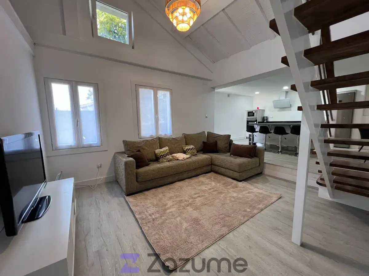 Sala de estar de Casa o chalet de alquiler en Santurtzi  con Calefacción, Jardín privado y Terraza