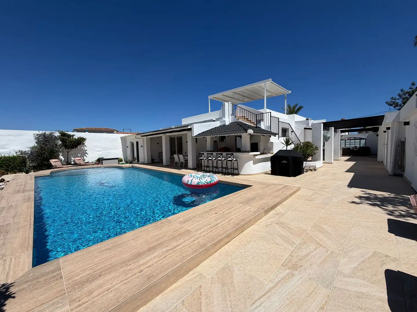 Swimming pool of Houses for sale in Benalmádena  with Terrace