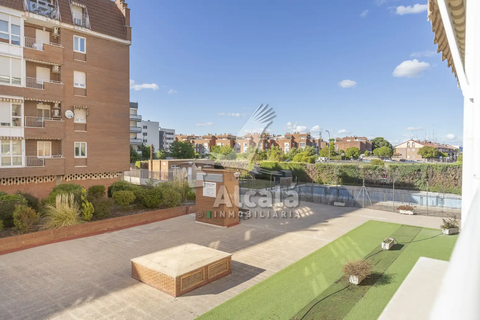 Terrace of Flat for sale in Alcalá de Henares  with Air Conditioner, Heating and Private garden