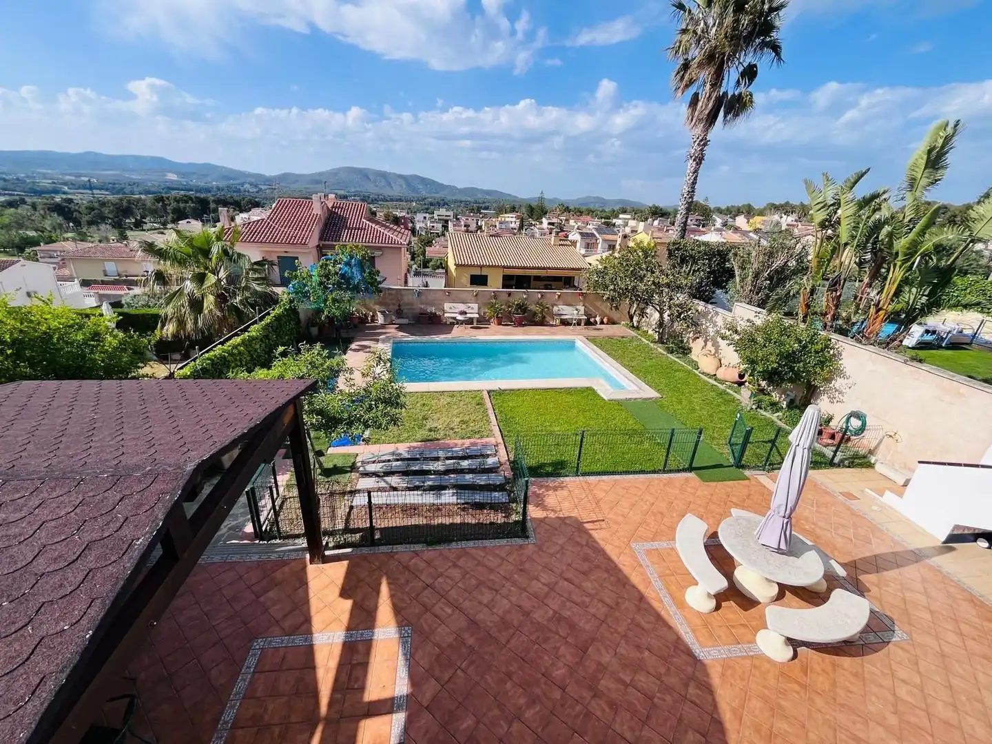 Terrace of Houses for sale in Sant Pere de Ribes  with Air Conditioner, Heating and Swimming Pool
