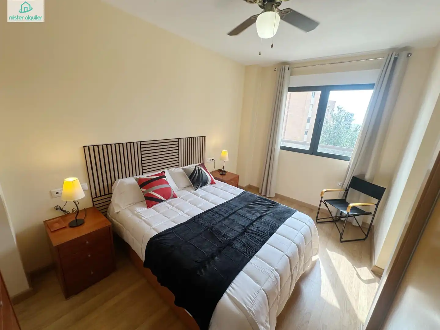 Bedroom of Apartments for rent in El Campello  with Air Conditioner, Heating and Private garden