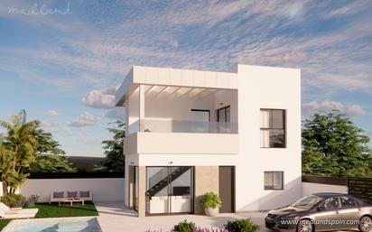 Exterior view of House or chalet for sale in Orihuela  with Private garden, Terrace and Swimming Pool