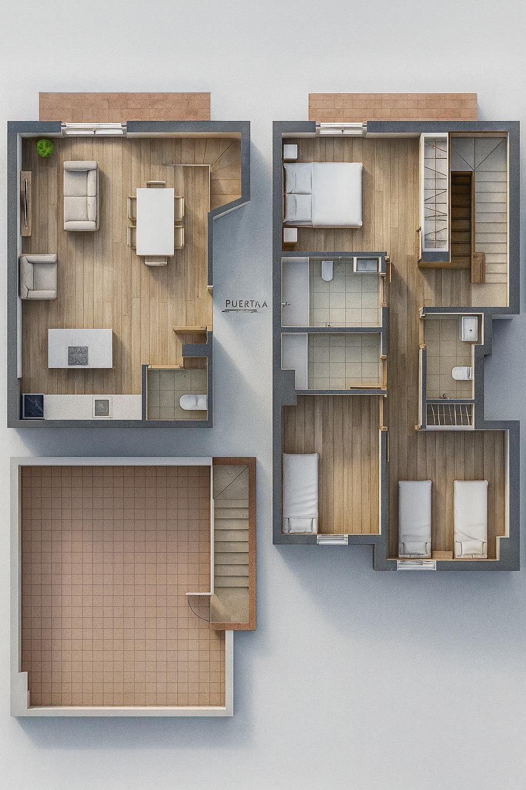 Dúplex en venta en  Palma de Mallorca con Aire acondicionado, Parquet y Terraza