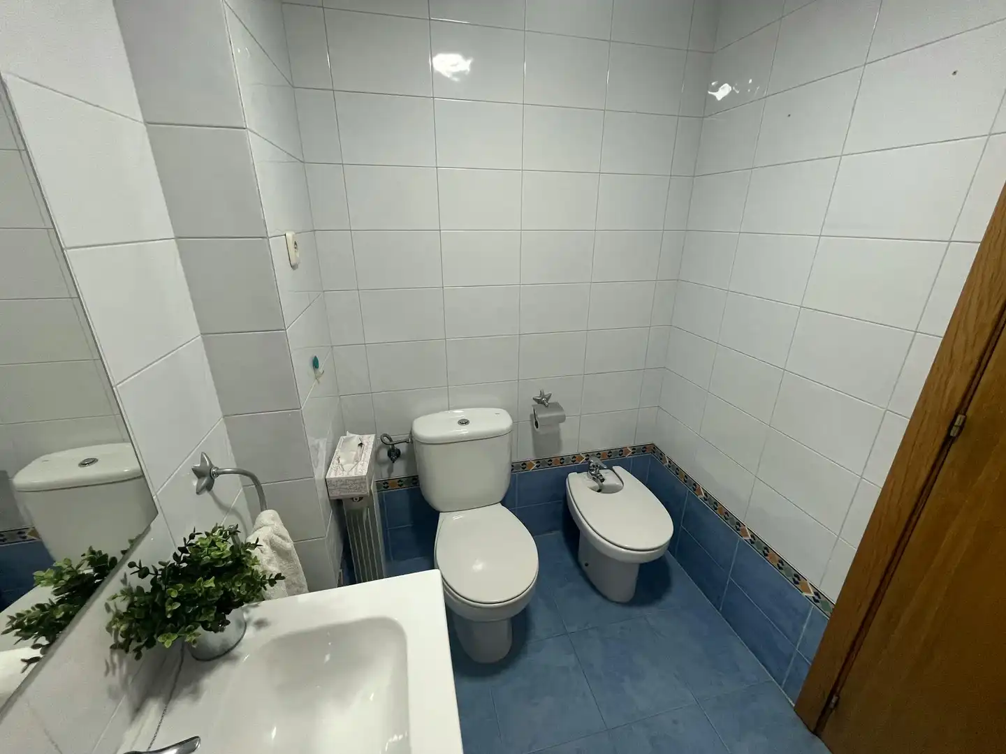 Badezimmer von Wohnung zur untervermieten in Getafe mit Heizung, Möbliert und Waschmaschine