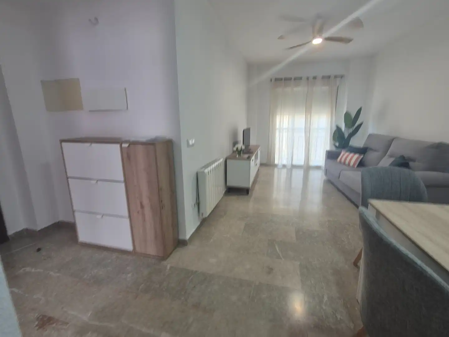 Sala de estar de Apartamento de alquiler en Badajoz con Amueblado, Horno y Lavadora