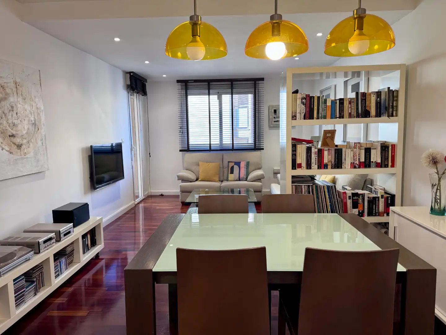 Sala d'estar de Pis en venda en Murcia amb Aire condicionat, Calefacció i Parquet