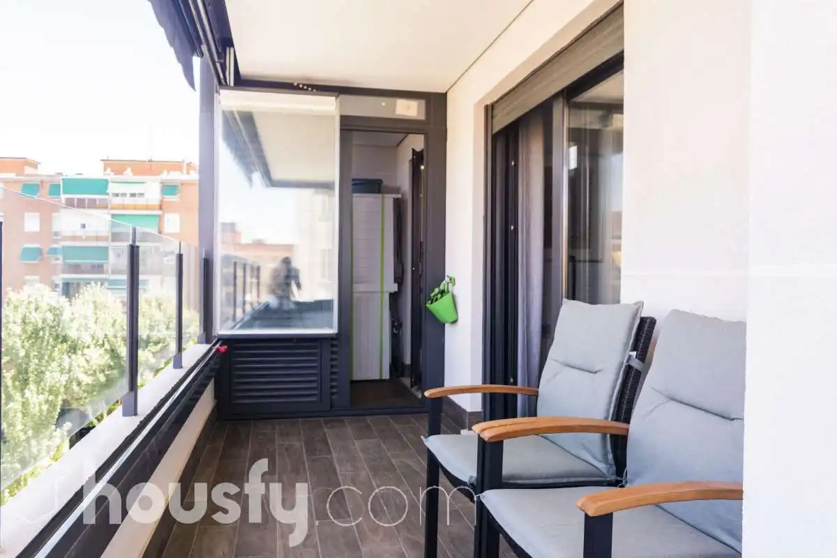 Terrace of Flat for sale in Móstoles  with Air Conditioner, Terrace and Storage room