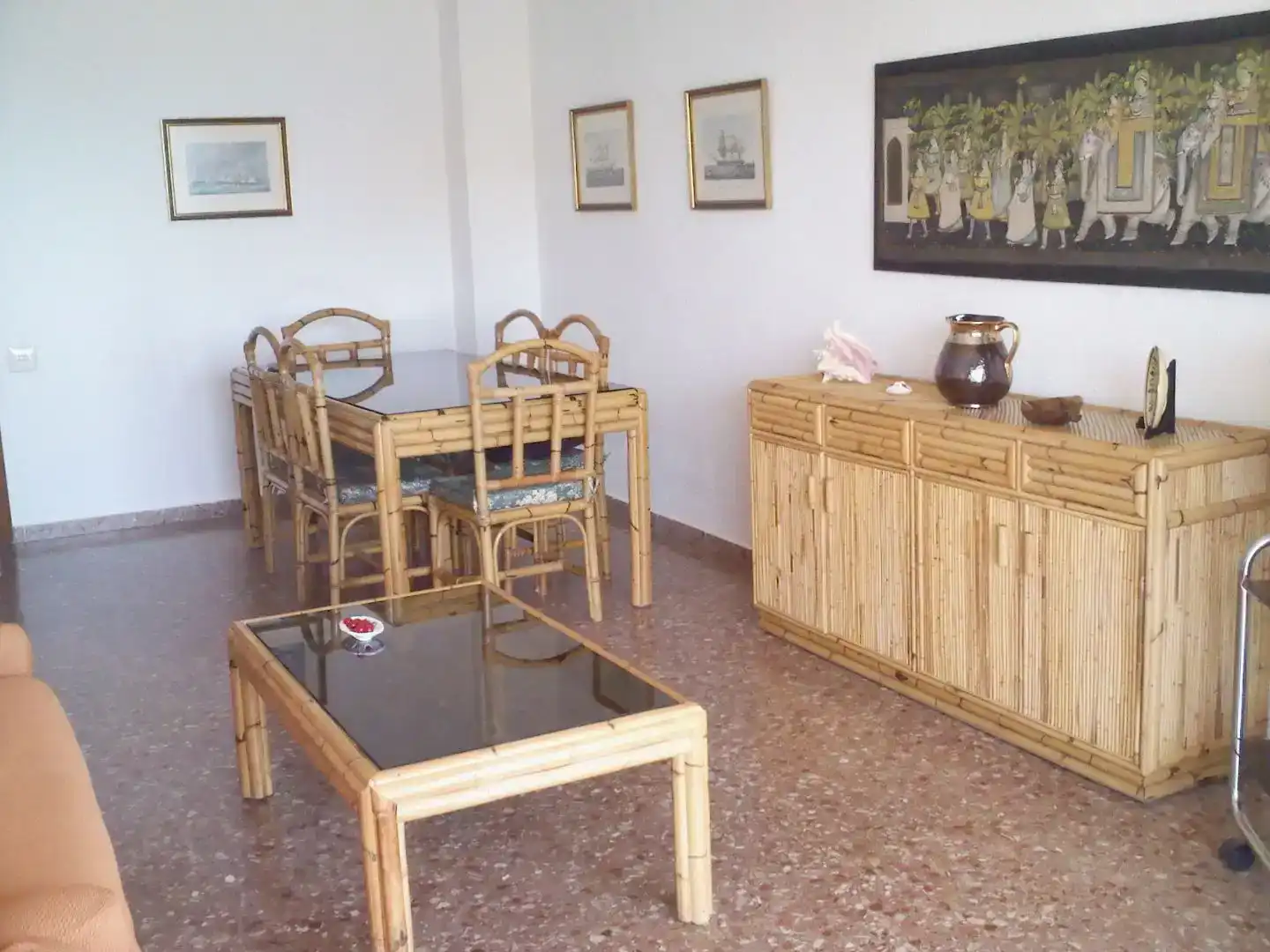 Comedor de Apartamento de alquiler en Cullera con Piscina y Balcón
