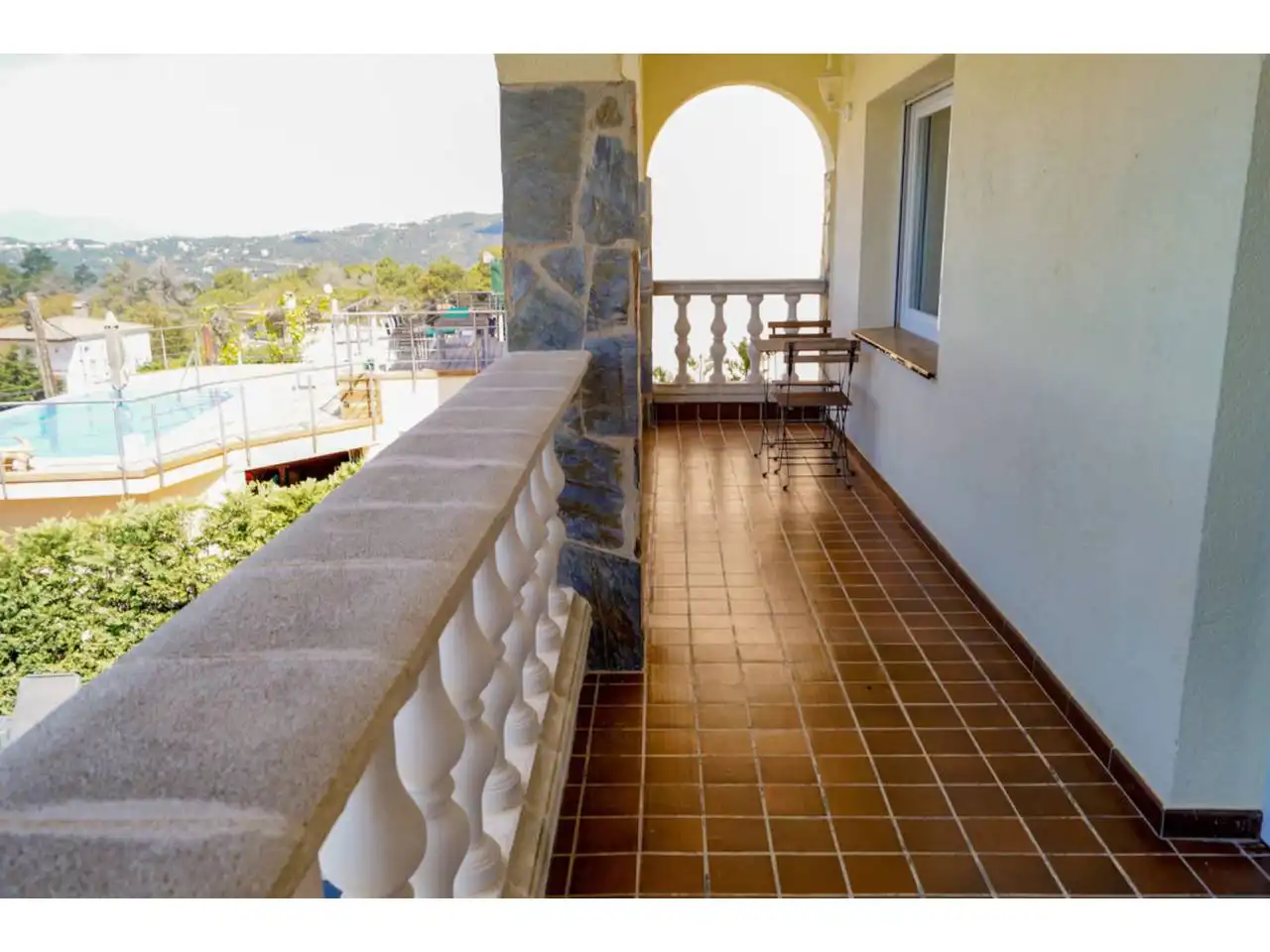 Terrassa de Casa o xalet en venda en Lloret de Mar amb Aire condicionat, Calefacció i Jardí privat