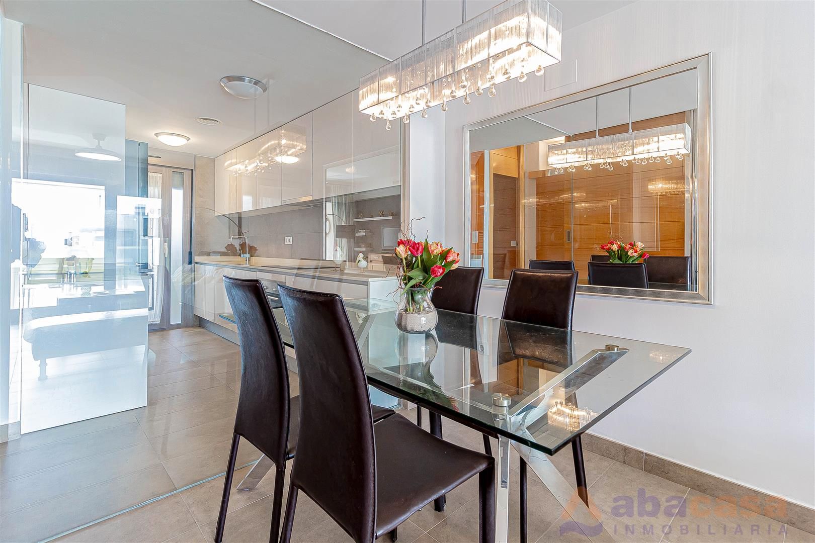 Dining room of Flat for sale in Cartagena  with Air Conditioner, Terrace and Furnished