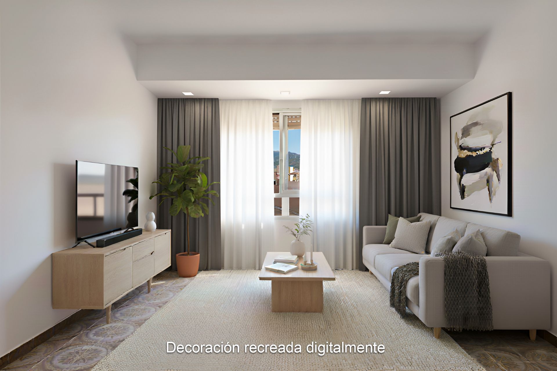 Sala d'estar de Pis en venda en Jijona / Xixona amb Forn, Rentadora i Microones