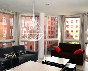 Living room of Apartment to rent in  Madrid Capital  with Air Conditioner, Heating and Terrace