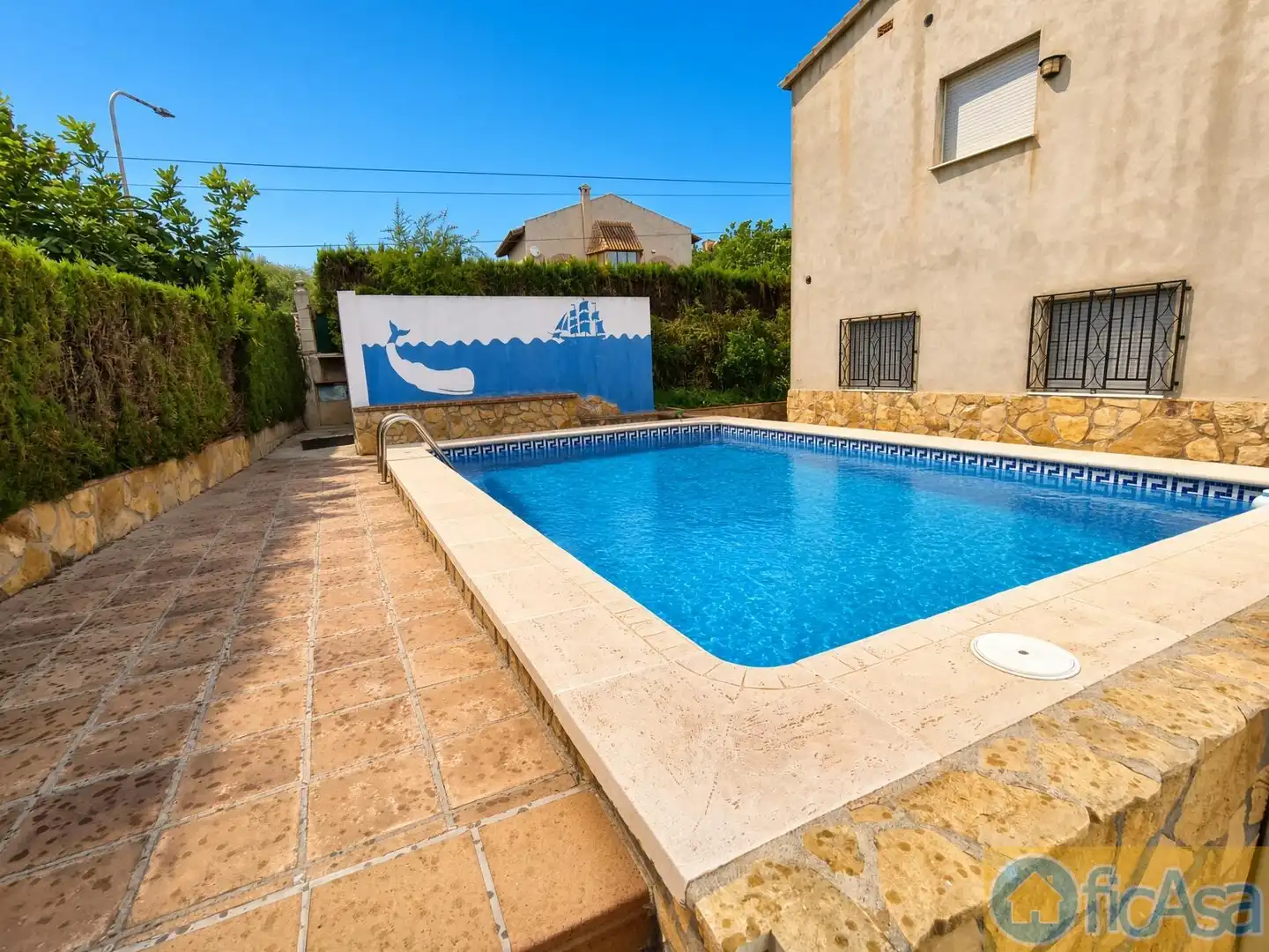 Swimming pool of Houses for sale in Borriol  with Terrace, Storage room and Swimming Pool