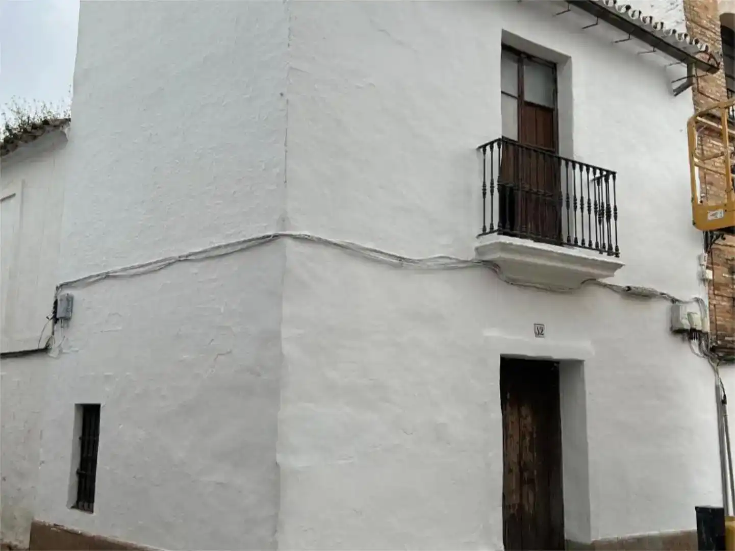 Vista exterior de Piso en venta en Carmona con Balcón