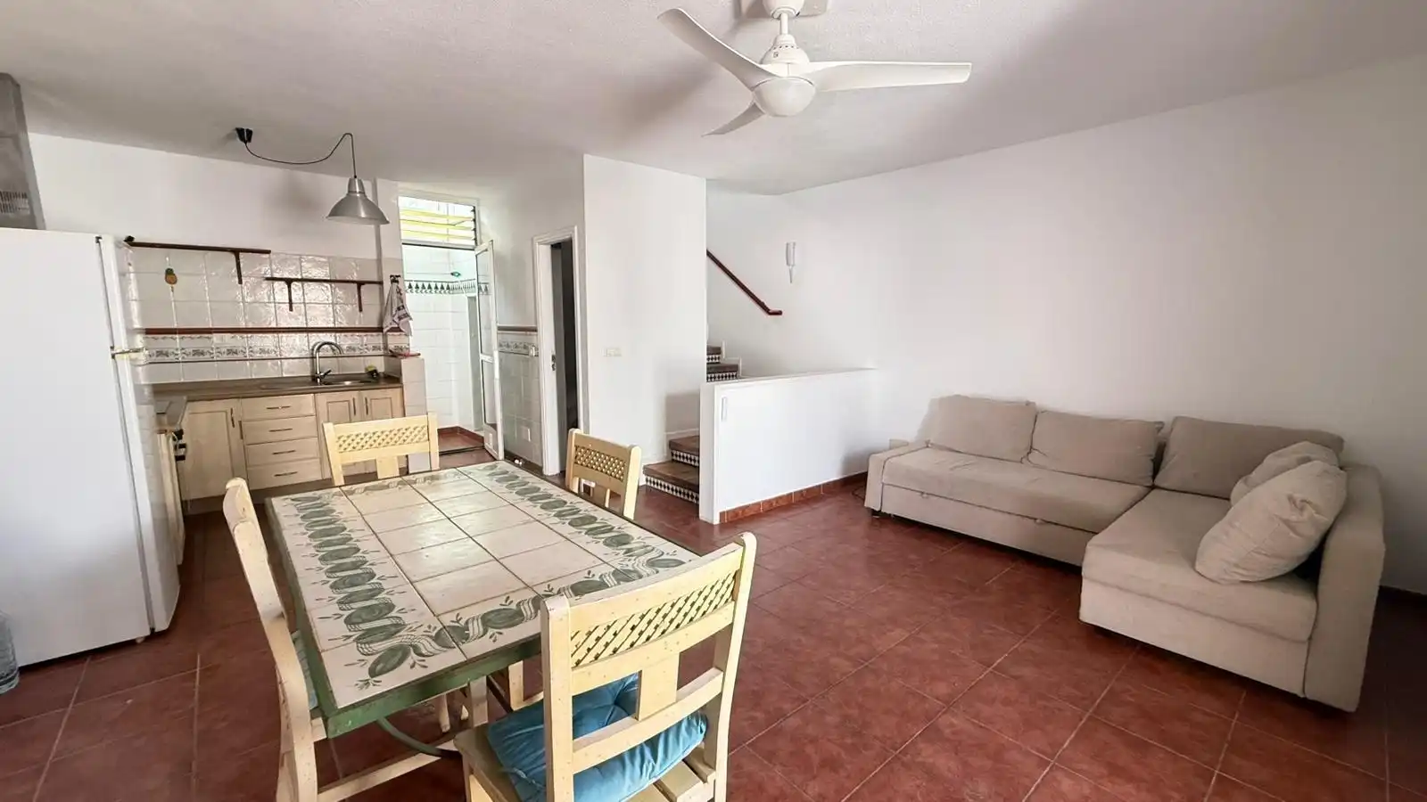 Sala d'estar de Casa adosada de lloguer en Santiago del Teide