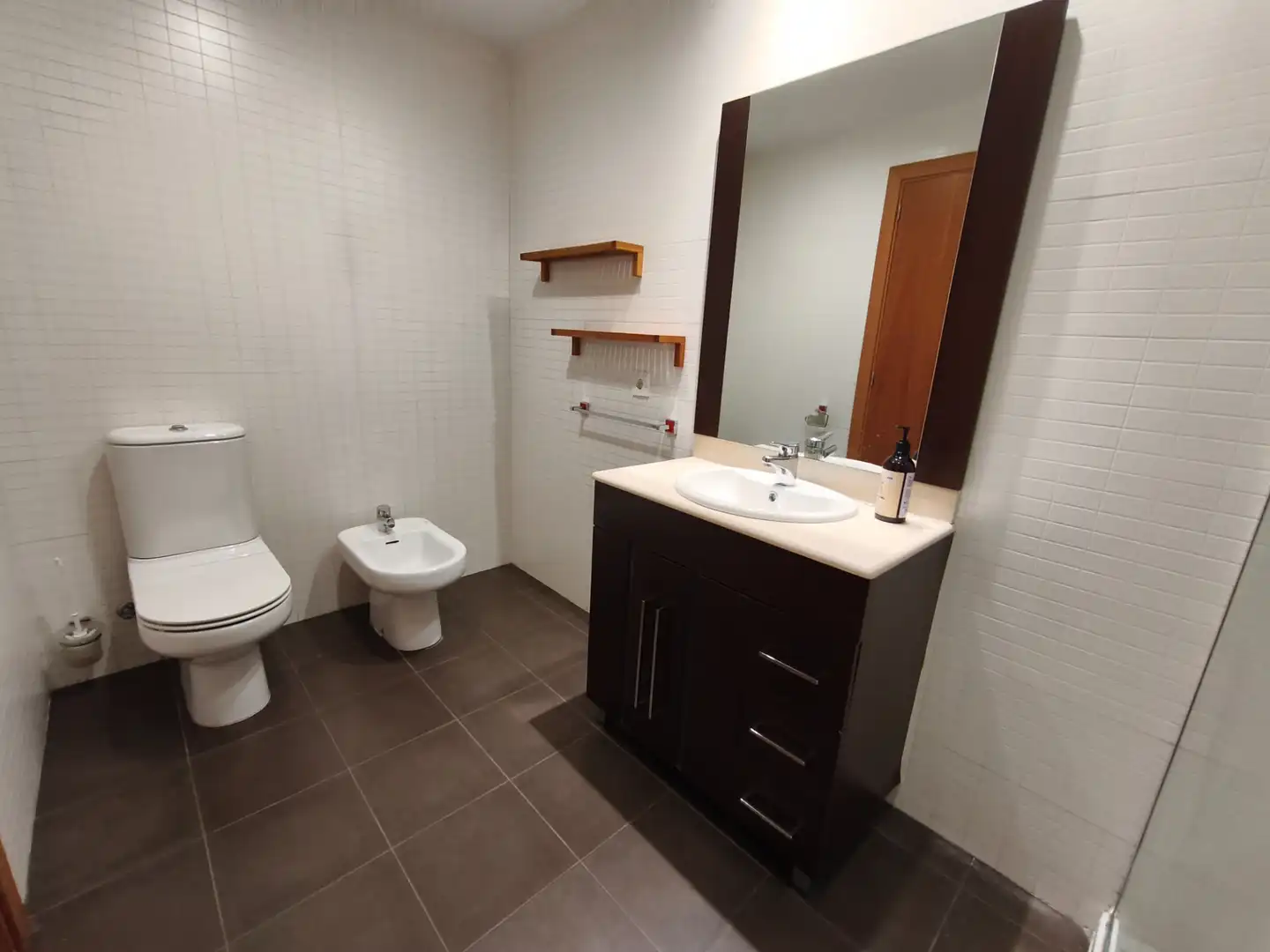 Bathroom of Flat for sale in Salt  with Heating, Private garden and Parquet flooring