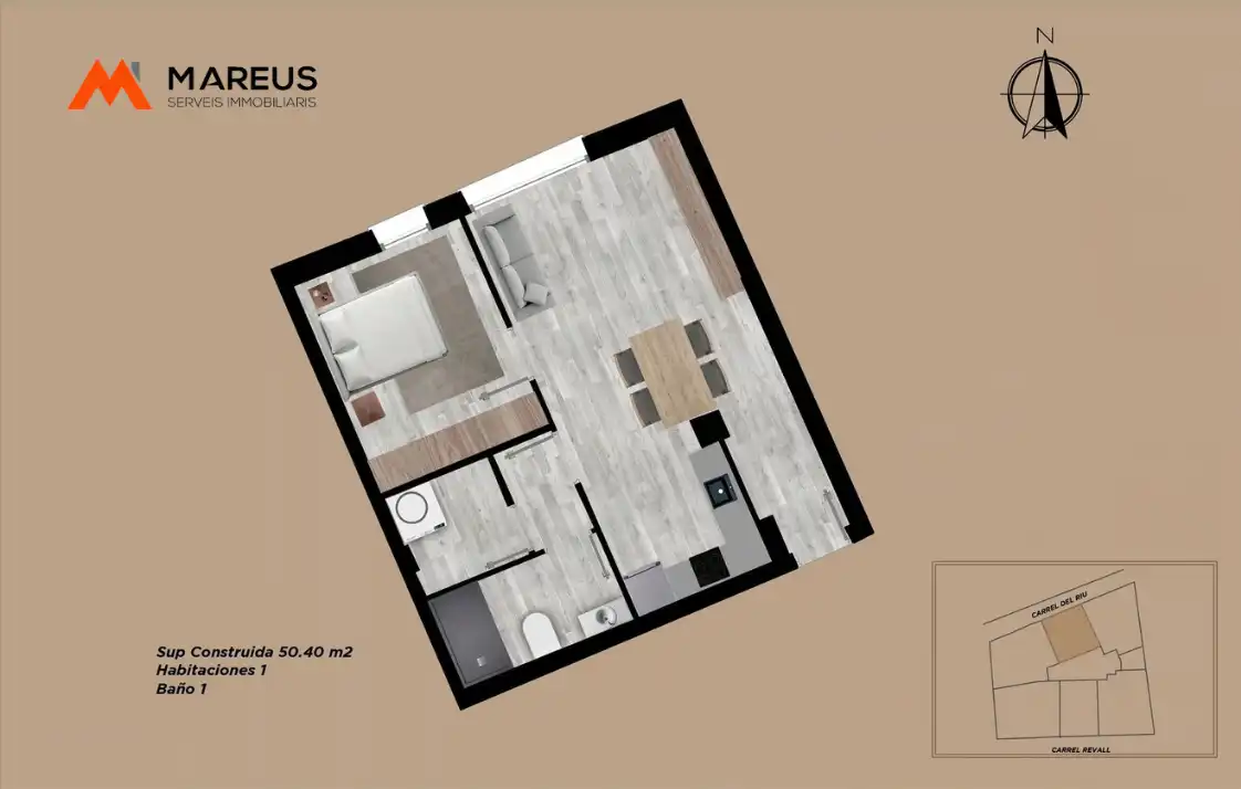 Flat with lift for sale in Martorell, imagen 9