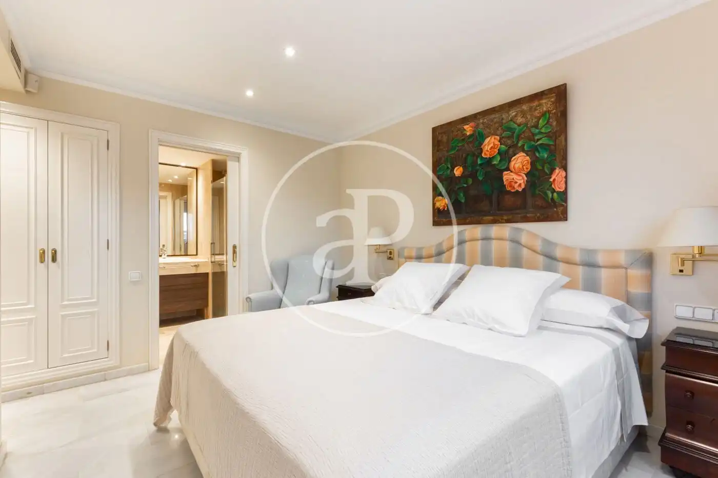 Bedroom of Flat for rent in Valencia  with Air Conditioner, Heating and Storage room
