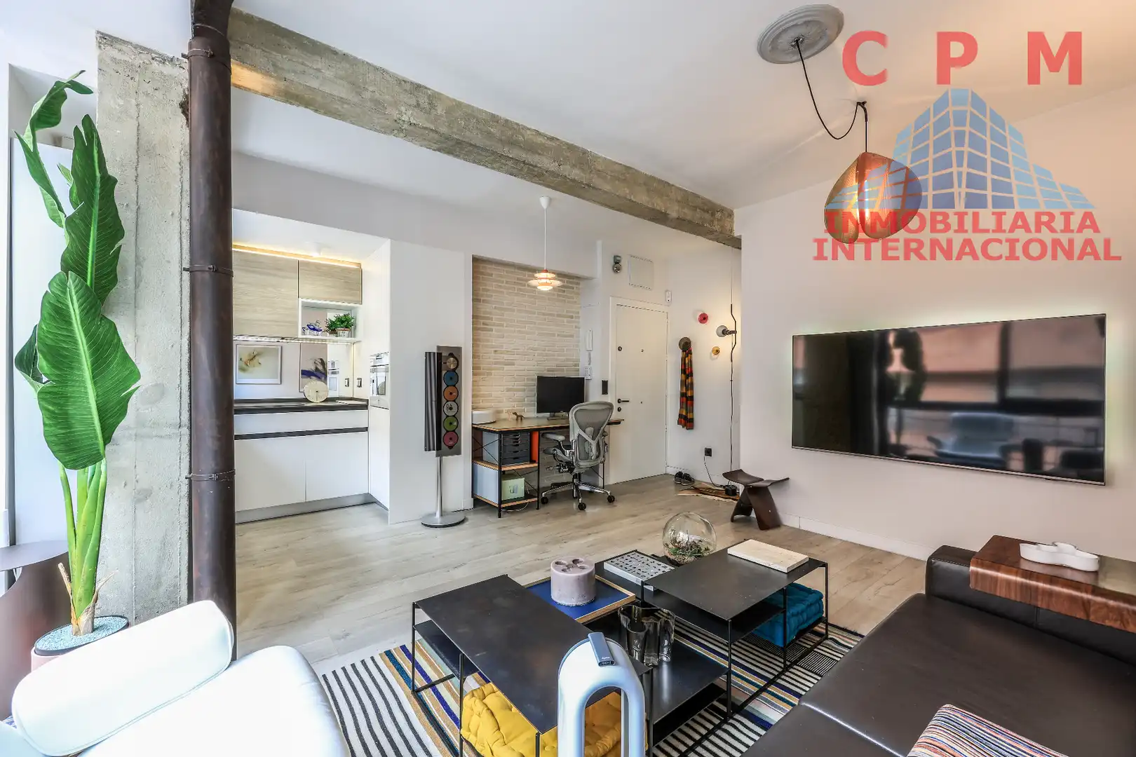 Sala de estar de Piso de alquiler en Madrid con Aire acondicionado, Calefacción y Parquet