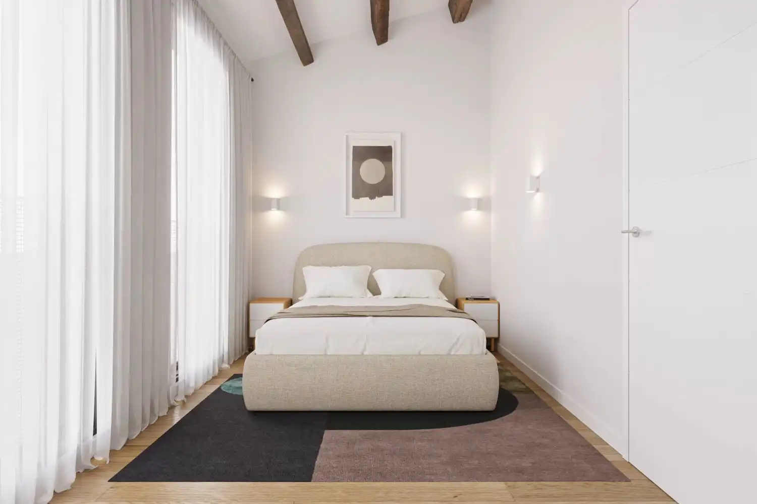 Bedroom of Houses for sale in Sant Vicenç Dels Horts  with Air Conditioner, Heating and Terrace