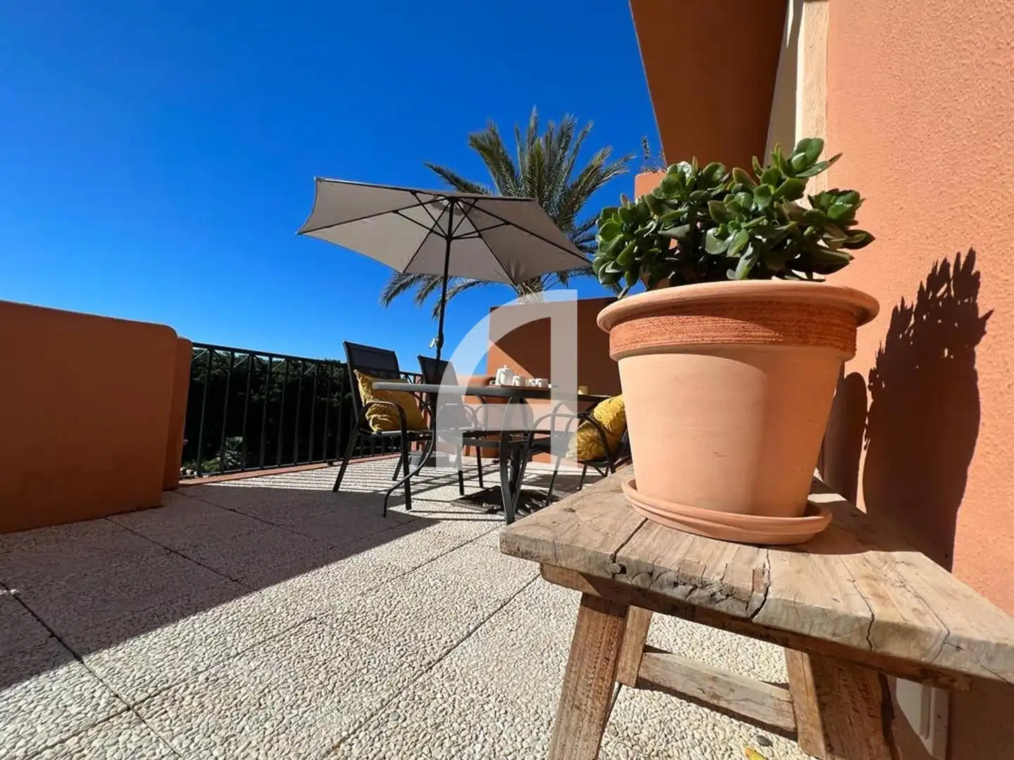 Terrace of Flat for rent in Marbella  with Air Conditioner, Heating and Swimming Pool