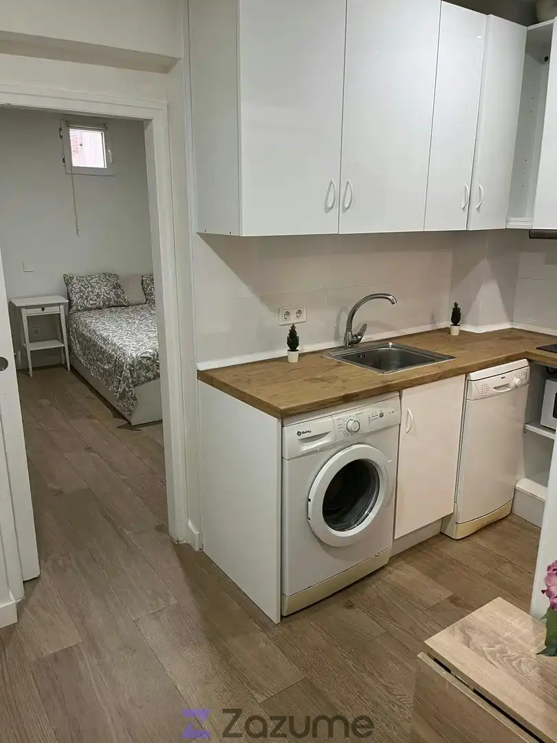 Cuina de Apartament de lloguer en Madrid amb Aire condicionat, Calefacció i Parquet