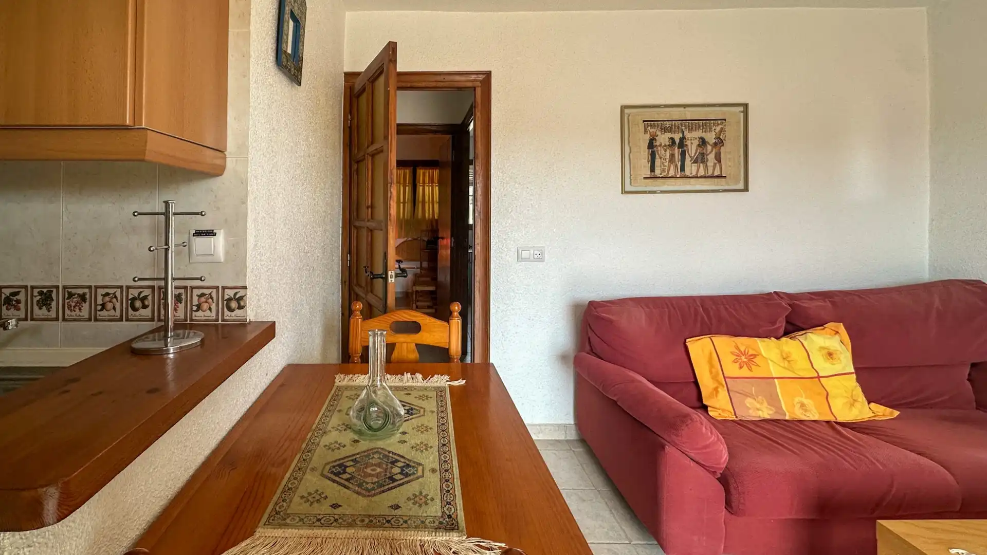 Sala d'estar de Casa adosada en venda en Orihuela amb Jardí privat, Terrassa i Traster