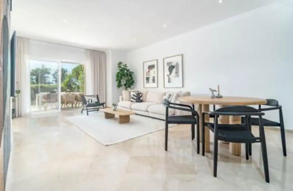 Living room of Ground floor for rent in Marbella  with Air Conditioner, Private garden and Terrace