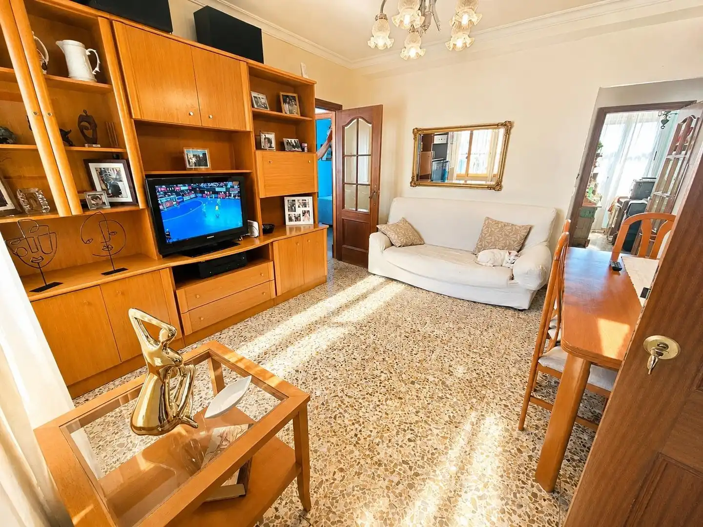 Sala de estar de Piso en venta en Cartagena con Aire acondicionado, Trastero y Amueblado