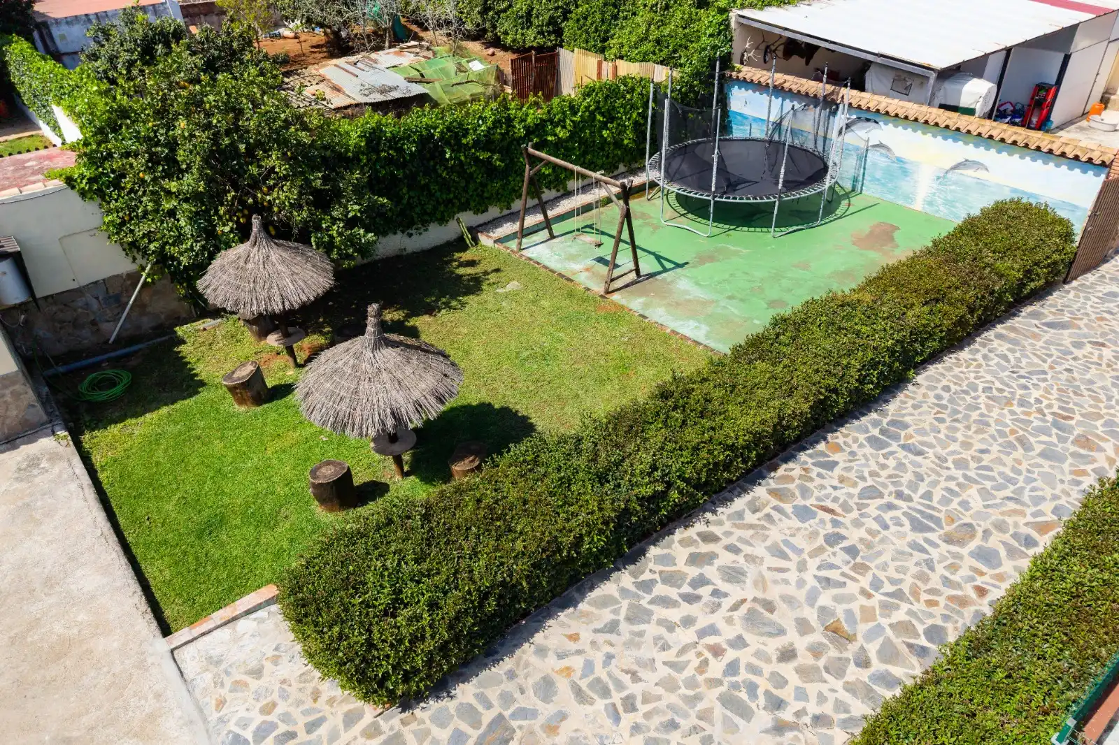 Jardín de Casa o chalet de alquiler en Barbate con Aire acondicionado, Calefacción y Jardín privado