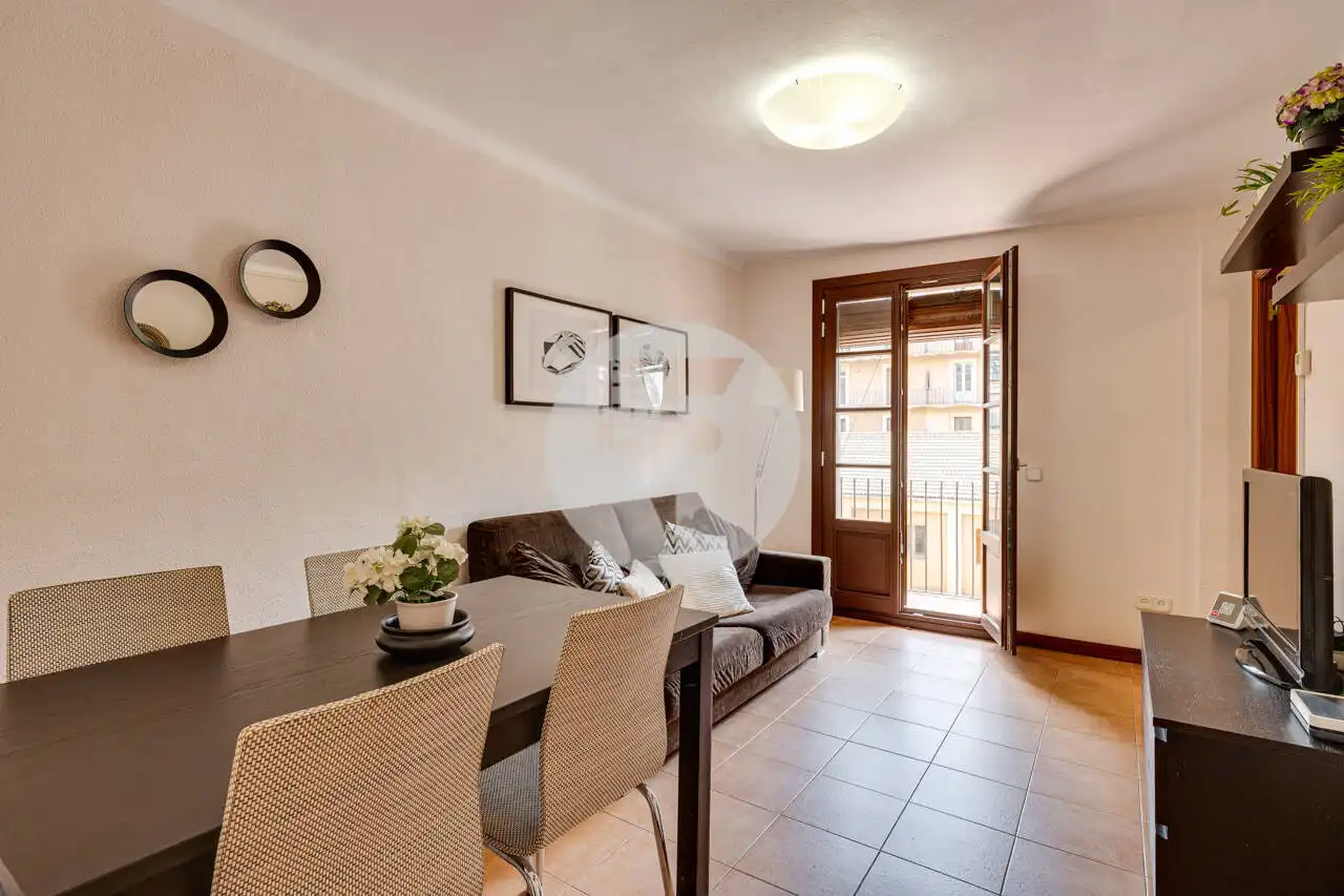 Sala de estar de Piso en venta en Barcelona con Calefacción y Terraza