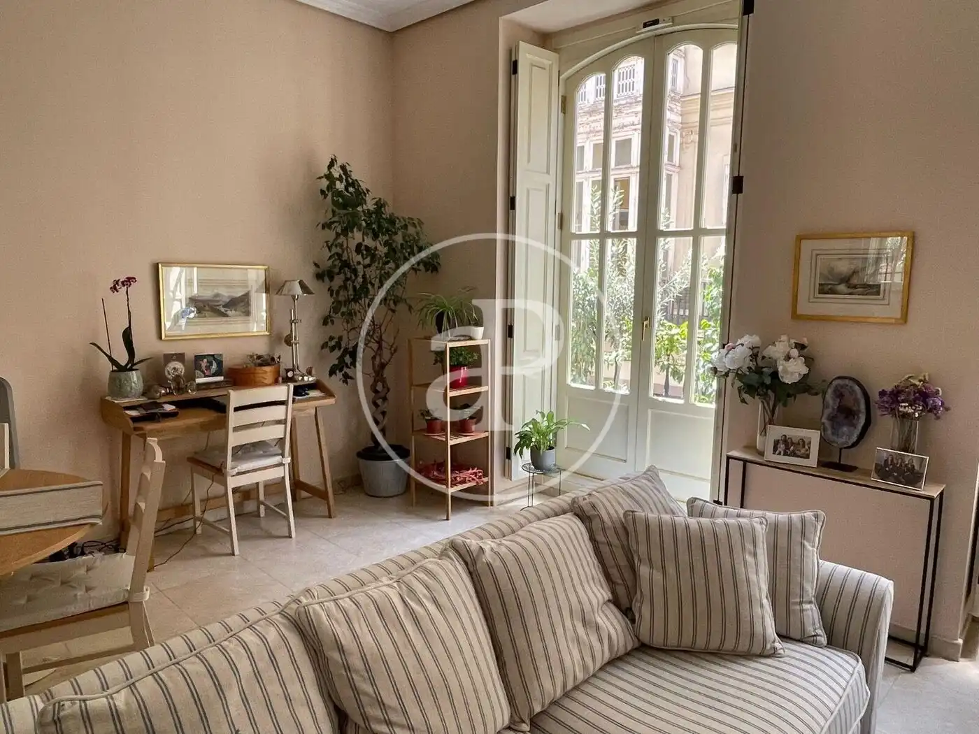 Sala de estar de Piso de alquiler en Valencia con Aire acondicionado, Calefacción y Balcón