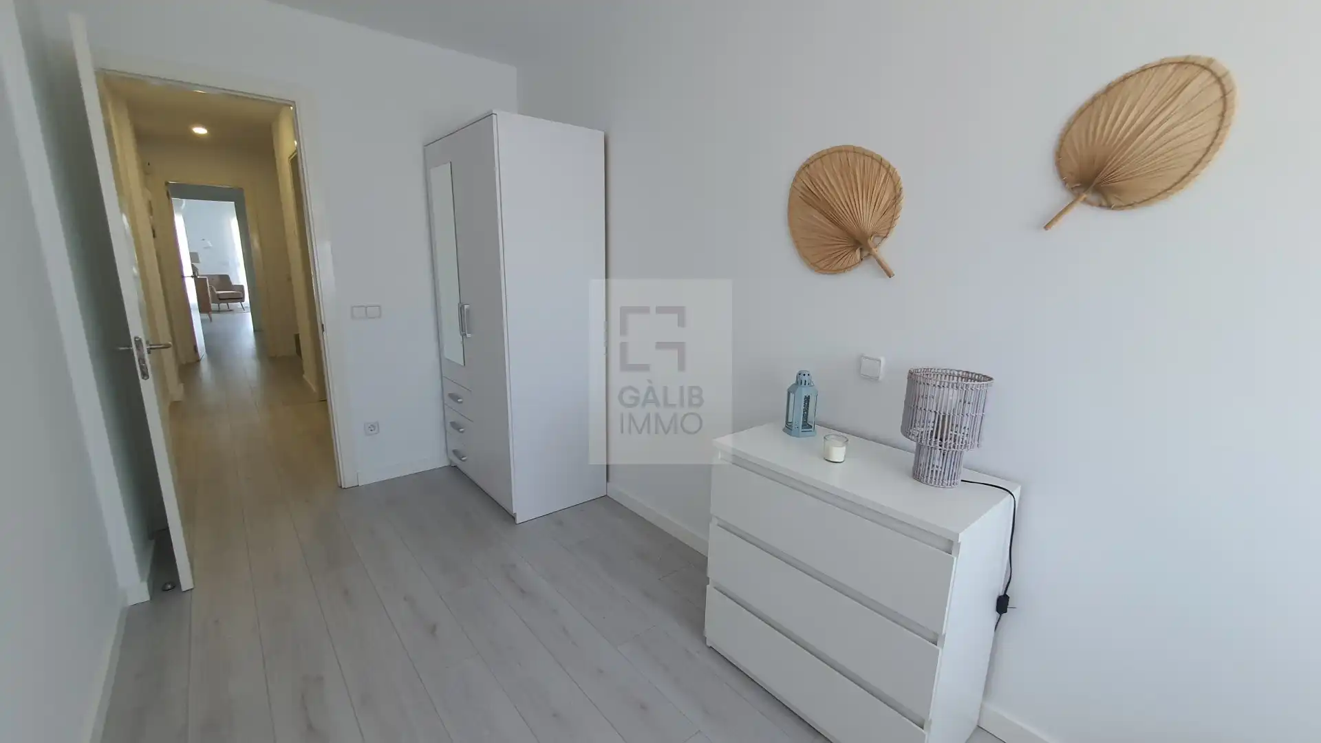 Schlafzimmer von Einfamilien-Reihenhaus zum Verkauf in Empuriabrava mit Klimaanlage, Terrasse und Möbliert