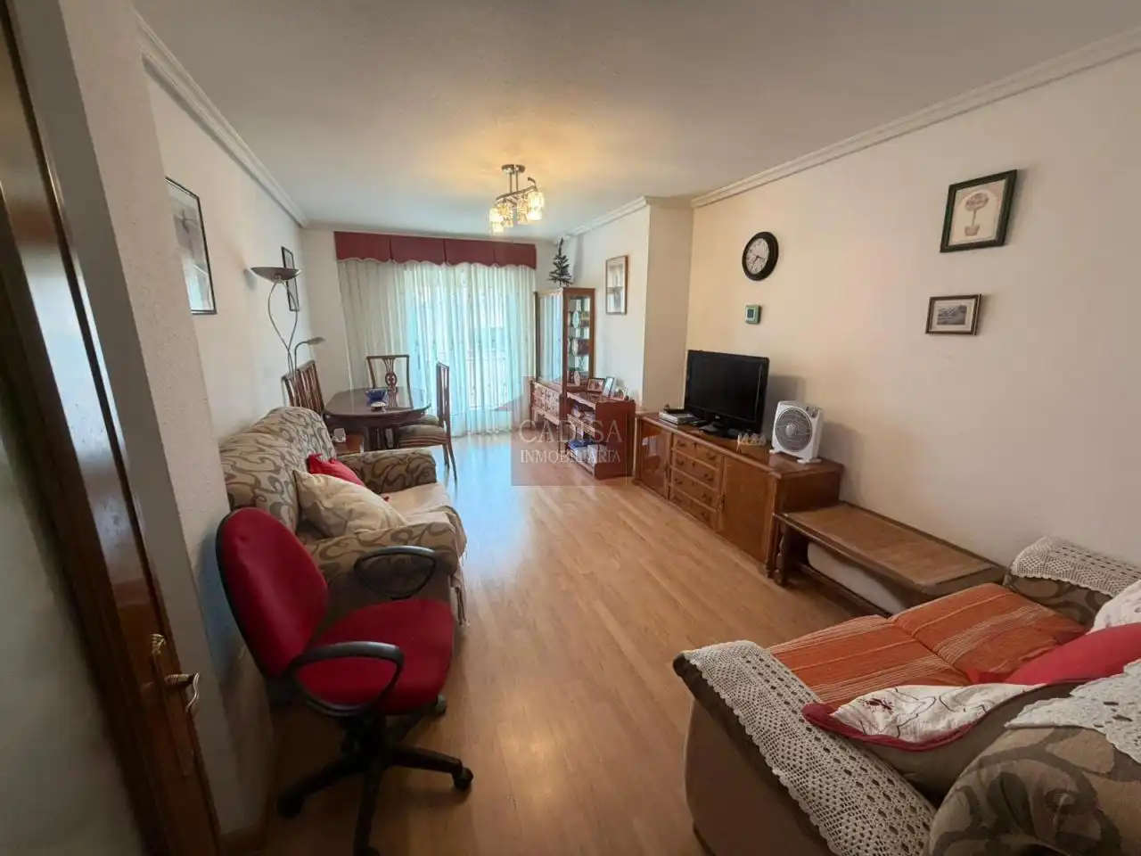 Living room of Flat for rent in Salamanca  with Heating, Terrace and Furnished