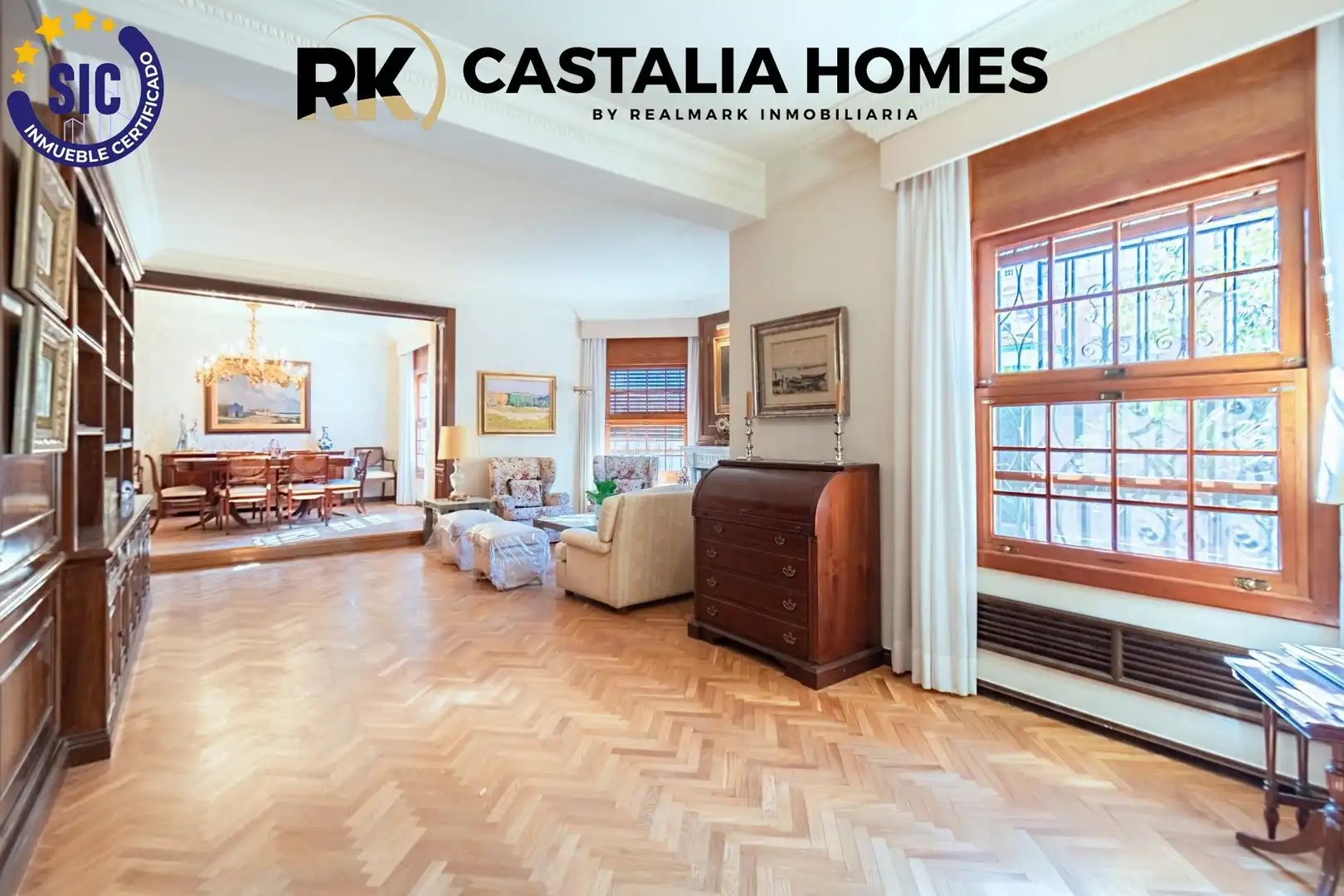 Sala de estar de Casa o chalet en venta en Castellón de la Plana / Castelló de la Plana con Calefacción, Jardín privado y Parquet